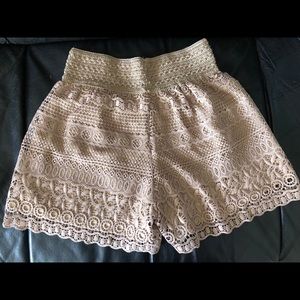 Beige shorts
